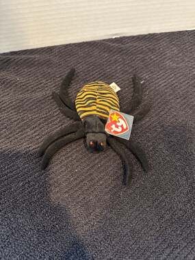 Ty Beanie Babies Spinner the Spider 1996 Retired Plush
